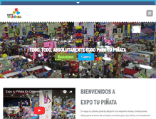 Tablet Screenshot of expotupinata.com.mx